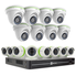 EZVIZ FULL HD 1080p Outdoor Surveillance System, 16 Weatherproof HD Security Cameras, 16 Channel 3TB DVR Storage, 100ft Night Vision, Customizable Motion Detection