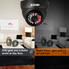 ZOSI HD 1000TVL Surveillance Security Camera Day Night Vision 24 IR Leds Weatherproof Wide Angle 3.6mm Lens Metal Dome Video CCTV Camera