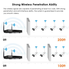 ZOSI 8 Channel NVR 960P High Definition Wireless WiFi Smart HD IP Outdoor Indoor Home Video Security Camera System 100ft Night Vision Pre-Installed 1TB Hard Drive
