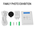 SamHity IP Camera Wireless Wifi 360 Degree Panoramic 2.0 Megapixel 1080P 2.4GHZ Security Camera Super Wide Angle Support IR Night Motion Detection Keep Your Pet & Home Safe (mini)