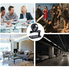 Spy Hidden Camera, Moosoo 1080P/720P HD 6 LED Infrared Night Vision Motion Detection Camcorder Video SD Card Storage Nanny Cam Home Security Camera