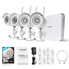 Zmodo 8CH Wireless Security Camera System - 1080P HDMI NVR with 500GB Hard Drive, 4 x 720P HD Indoor/Outdoor Wireless Cameras Night Vision - WiFi Easy Installation No Video Cables Needed
