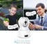 UTHMNE HD WiFi Security Surveillance IP Camera Home Monitor with Night Vision, Motion Detection Alerts, Two-Way Audio and Remote Viewing