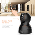 Wireless Security Camera, KAMTRON HD WiFi Security Surveillance IP Camera Home Monitor with Motion Detection 2 Way Audio Night Vision,Black