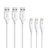 [3 Pack] Anker PowerLine Lightning Cable (3ft) Apple MFi Certified - Lightning Cables for iPhone X / 8 / 8 Plus / 7 / 7 Plus 6s / 6s Plus / 6 / 6 Plus/ 5s / 5, iPad mini / 4 / 3 / 2, iPad Pro Air 2