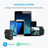 Quick Charge 3.0, Anker 18W USB Wall Charger (Quick Charge 2.0 Compatible) PowerPort+ 1 for Galaxy S7/S6/Edge/Plus, Note 5/4, LG G4, HTC One A9/M9, Nexus 6, iPhone, iPad and More