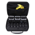 Deluxe Large Carrying Case for GoPro Hero 6, Fusion, 5, Black, Session, Hero 4, Session, Black, Silver, Hero+ LCD, 3+, 3, 2, 1 by CamKix with Shoulder Strap and Customizable Interior and Accessories