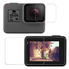 Fixget 2 Pcs Screen Protector (Screen and Lens) for Hero5 Black / Hero 6, Ultra-Clear Tempered-Glass with Lens Cap Cover for Hero 5  / Hero 6 Action Camera