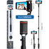Professional 10-In-1 Monopod / Selfie Stick For GoPro Hero, iPhone, Samsung Galaxy, Digital Cameras With Bluetooth Remote Shutter (Cellphones Only)