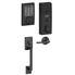 Schlage Z-Wave Connect Century Touchscreen Deadbolt with Built-In Alarm, Works with Amazon Alexa via SmartThings, Matte Black, BE469 CEN 622