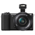 Sony Alpha a5100 HD 1080p Mirrorless Digital Camera Black + 16-50mm Lens Kit + 32GB Accessory Bundle + DSLR Photo Bag + Extra Battery + Wide Angle Lens + 2x Telephoto Lens + Flash + Remote + Tripod
