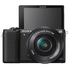 Sony Alpha a5100 HD 1080p Mirrorless Digital Camera Black + 16-50mm Lens Kit + 32GB Accessory Bundle + DSLR Photo Bag + Extra Battery + Wide Angle Lens + 2x Telephoto Lens + Flash + Remote + Tripod