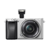 Sony Alpha a6300 Mirrorless Digital Camera with 3" LCD, SIlver (ILCE6300L/S) w/ 16-50 Lens