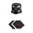 Olympus M.ZUIKO Digital ED 45mm F1.8 (Black) Lens for Olympus and Panasonic Micro 4/3 Cameras w/ AmazonBasics Microfiber Cloths