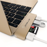 Cáp chuyển đổi đa năng USB-C Hub Type C 8 trong 1 cho Macbook hiệu ANNBOS - USA (Gold)