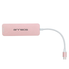 ANNBOS USB C Hub with 4K HDMI and 4 USB Ports(USB 3 x 3 + USB C)- Rose Gold