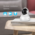 ANNBOS Dome Camera Wireless IP Indoor Security Surveillance System 720p HD Night Vision