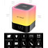 ANNBOS Portable Wireless Bluetooth 4.0 Speaker Changing Color-Dimmable Warm Light Lamp Alarm Clock