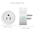 ANNBOS WiFi Outlet Smart Plug Compatible with Alexa, Google home