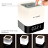 ANNBOS Portable Wireless Bluetooth 4.0 Speaker Changing Color-Dimmable Warm Light Lamp Alarm Clock