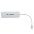 ANNBOS USB C Hub with 4K HDMI and 4 USB Ports(USB 3 x 3 + USB C)- Silver