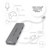 Cáp chuyển đổi đa năng USB-C Hub Type C 4 trong 1 cho MacBook Pro hiệu ANNBOS - USA.(Space Grey)