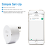 ANNBOS WiFi Outlet Smart Plug Compatible with Alexa, Google home