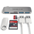 Cáp chuyển đổi đa năng USB-C Hub Type C 5 trong 1 cho Macbook hiệu ANNBOS - USA.(Gray)