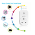 Ổ cắm MXQ Wifi Smart Socket Power Plug 110V-EU UK Plug