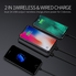 ANNBOS Qi Wireless 10000mAh Portable Battery Charger Fast Charging Power Bank