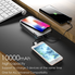 ANNBOS Qi Wireless 10000mAh Portable Battery Charger Fast Charging Power Bank