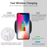 AnnBos Wireless Charger, Fast Wireless Charging Pad 10W with Anti-slip Rubber