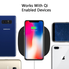AnnBos Wireless Charger, Fast Wireless Charging Pad 10W with Anti-slip Rubber