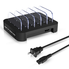 AnnBos Charging Station 5 Port Cell Phone usb Hub Charger Dock Station