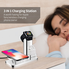 AnnBos iPhone Wireless Charger Stand, 10W Fast Wireless Charger Apple Watch Charger AirPods Charging Station 3 in 1 Charging Docks