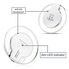 AnnBos AutumnFall iPhone 8 Wireless Charger,2017 New Clear Qi Wireless Charger Charging Stand Dock
