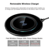 AnnBos Wireless Charger Dock,10W Multiple Devices Charging Station Organizer with Qi Cordless Charge Pad,USB Hub Stand Docking