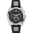 Đồng hồ GUESS Men's U0167G1 Sporty Silicone & Metal Silver-Tone Chronograph Watch