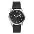 ​Đồng hồ Fossil The Commuter Three-Hand Date Black Leather Watch