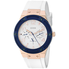 Đồng hồ GUESS Women's U0564L1 Sporty Rose Gold-Tone Stainless Steel Watch with Multi-function Dial and White Strap Buckle