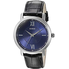 Đồng hồ GUESS Men's U0793G2 Diamond Dial Watch with Blue Dial on Black Genuine Leather Strap