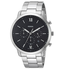 Đồng hồ Fossil Men's Silvertone Black Dial Chronograph Watch