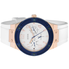 Đồng hồ GUESS Women's U0564L1 Sporty Rose Gold-Tone Stainless Steel Watch with Multi-function Dial and White Strap Buckle