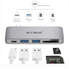 Cổng Chia USB-C Hub AnnBos 5-In-1 Type C Card Reader & HUB (Grey)