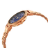 Anne Klein Navy Mother of Pearl Crystal Dial Ladies Watch Set AK/3400NRST