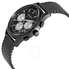 Akribos XXIV Akribos Chronograph Black Dial Black Steel Mesh Men's Watch AK625BK