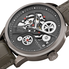 Akribos XXIV Akribos Manual Wind Skeleton Dial Grey Leather Men's Watch AK538GY