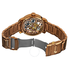 Akribos XXIV Akribos Manual Wind Skeleton Dial Rose Gold-Tone Stainless Steel Men's Watch AK525RG