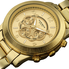 Akribos XXIV Akribos Ultimate GMT Multi-Function Gold-Tone Ladies Watch AK583YG