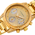 Akribos XXIV Diamond Gold Dial Men's Watch AK1038YG